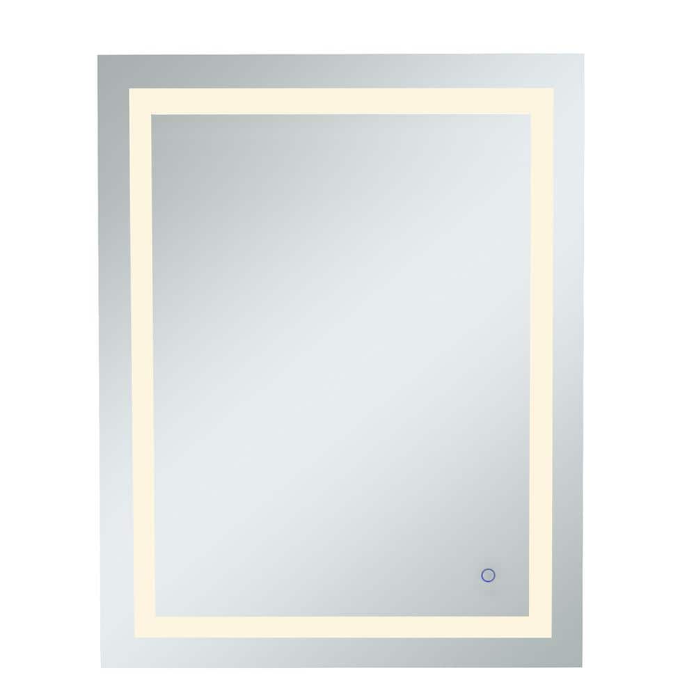 Timeless 30 in. W x 40 in. H Framed Rectangular LED Light Bathroom Vanity M