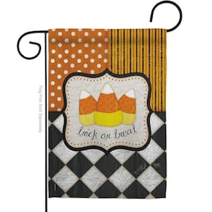 13 in. x 18.5 in. Trick or Treat Garden Flag Double-Sided Fall Decorative Vertical Flag