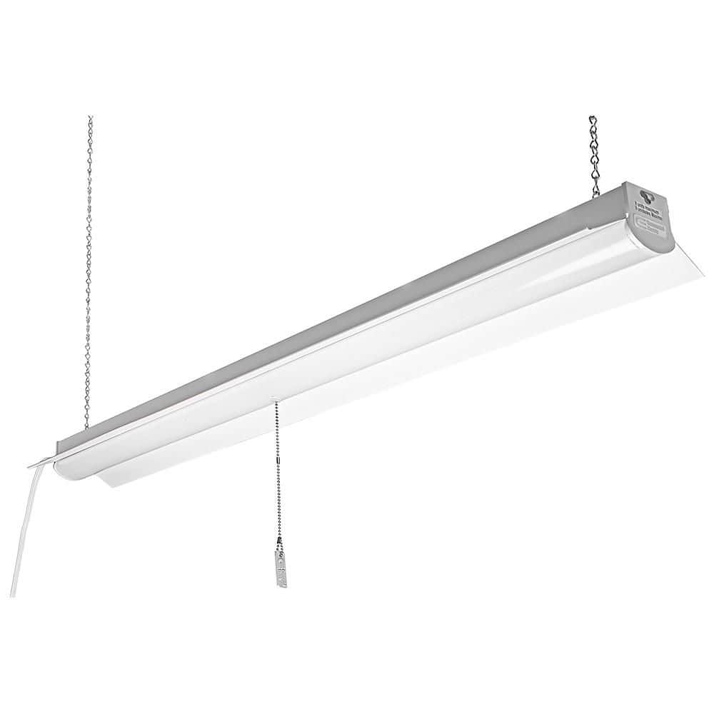 4ft. 50-Watt Integrated LED White Garage Basement Shop Light 12-Pack price history on PriceWatchPro