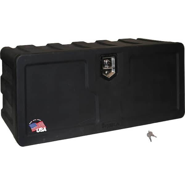 BUYERS PRODUCTS 18 in. x 18 in. x 36 in. Matte Black Plastic Underbody Truck Tool Box