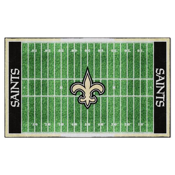 FANMATS Cleveland Browns Green 6 ft. x 10 ft. Plush Area Rug 35144