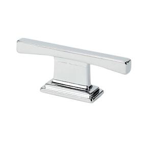 Italian Designs Collection 2.5 in. Center-to-Center Chrome T Cabinet Pull