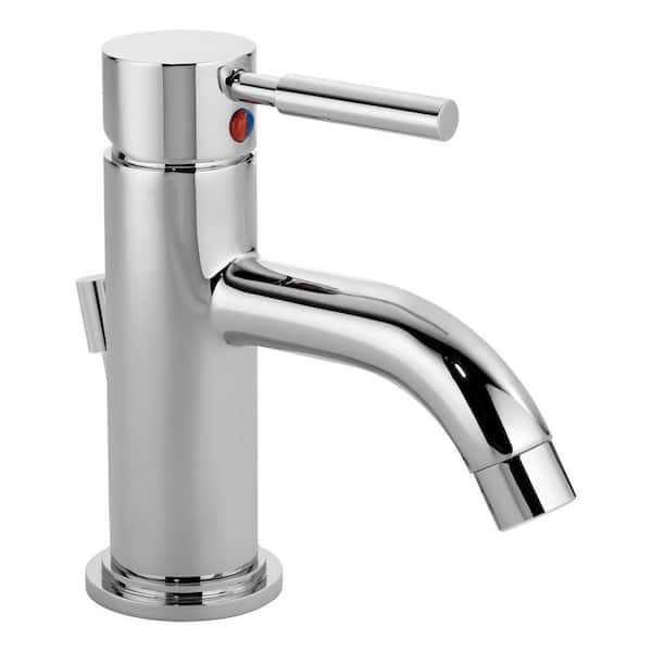 Symmons Sereno Single Hole Single-Handle Mid-Arc Bathroom Faucet in Chrome