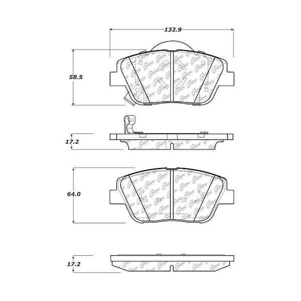 Centric Parts Disc Brake Pad Set