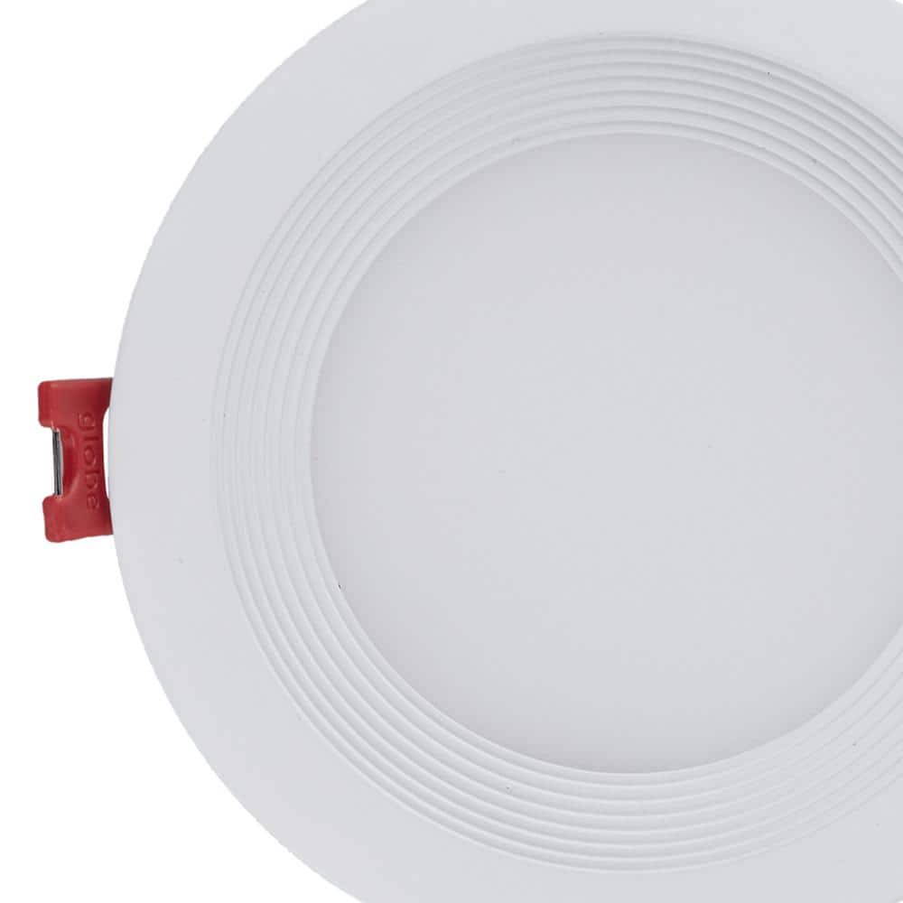 White 4-Inch Canless Recessed Integrated LED Light Kit