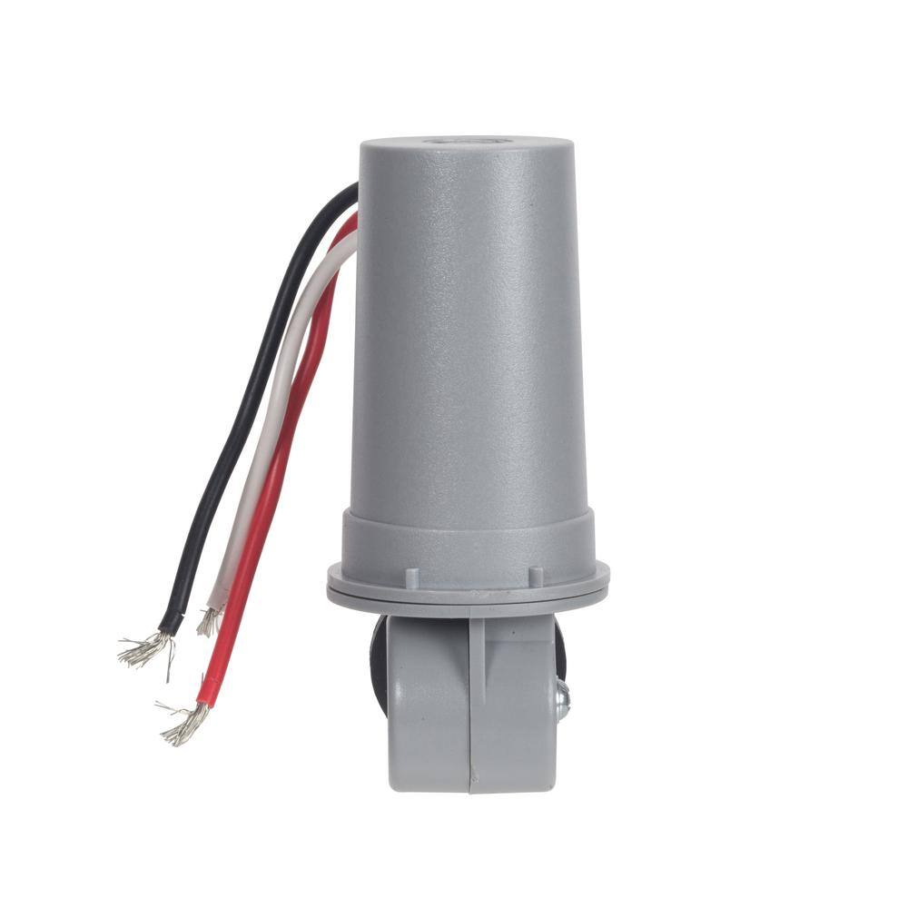 Tork Gray Polycarbonate Photocontrol with 1/2" Conduit