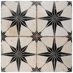 Kings Star Luxe Nero 17-5/8 in. x 17-5/8 in. Ceramic Floor and Wall Tile (10.95 sq. ft./Case)