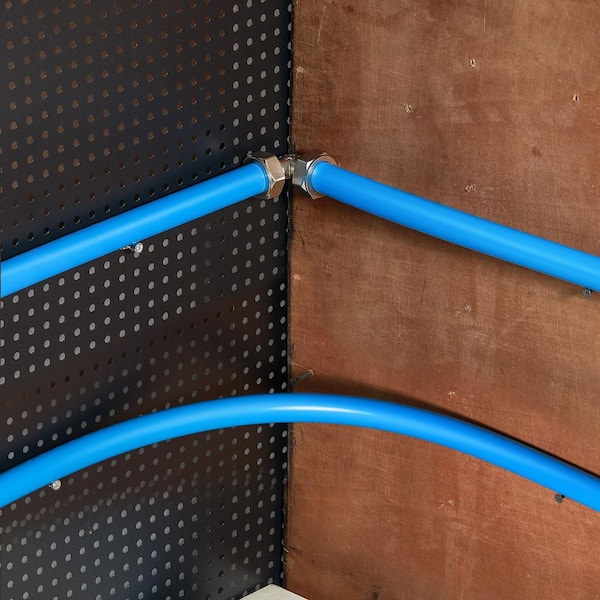 Air Compressor Line Kit, 100 ft. x 3/4 in. HDPE-Aluminum Compressed Air Piping System, Leak-Proof, Pressure-Resistant