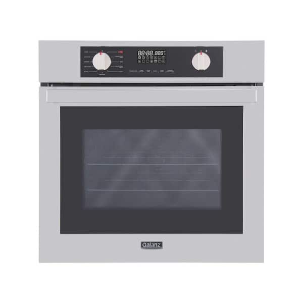 Storing Christian symbool Galanz 24 in. Steam Cleaning True European Convection Compact Electric Wall  Oven in Stainless Steel with Air Fry Total Fry 360° GL1BO24FSAN - The Home  Depot