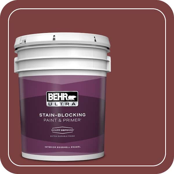 BEHR ULTRA 5 gal. Home Decorators Collection #HDC-CL-11 January Garnet Extra Durable Eggshell Enamel Interior Paint & Primer