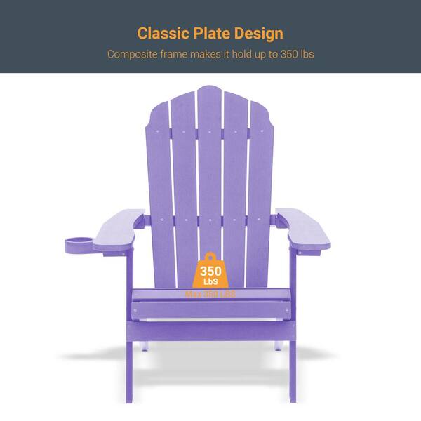 Folding Chair Polywood Adirondack Chairs Amazon Sonkuki Purple