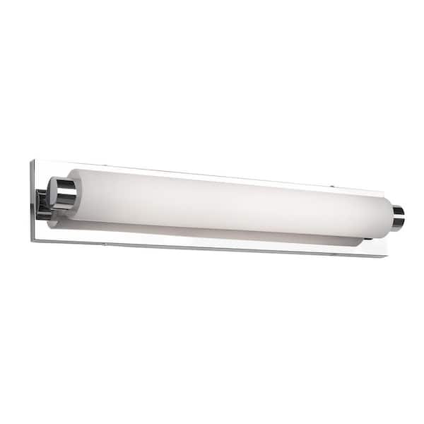 Charleston 24 in. 1 Light 24-Watt Chrome Integrated LED Vanity Light