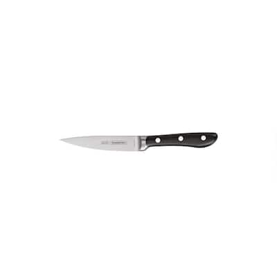 4 in High Carbon Stell Full Tang hand-honed blade fine edge Paring Knife with black polycarbonate handle