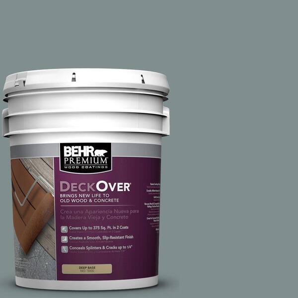 BEHR Premium DeckOver 5 gal. #SC-125 Stonehedge Solid Color Exterior Wood and Concrete Coating