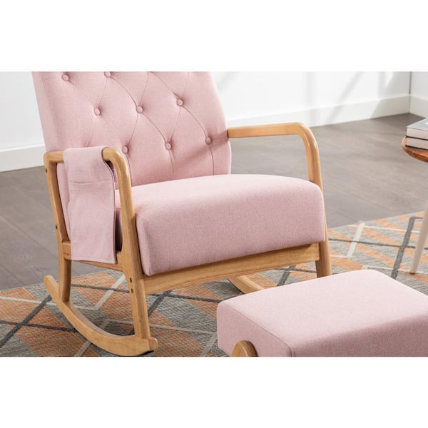 Blush discount rocking chair