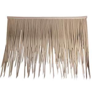 Artificial Thatch Roofing Panel Synthetic Palapa Thatch Roof for Tiki Bar Hut Tiki Straw Roof 30 1/2'' L x 24'' H (5-Pack)