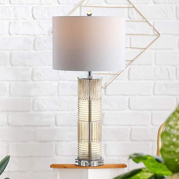 Champagne Glass Crystal Led Table Lamp, Stone Beam Table Lamps