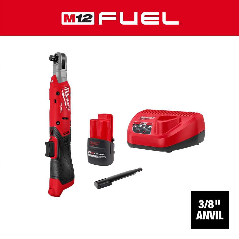 M12 12V Lithium-Ion 3/8 in. Cordless Ratchet Kit with Battery, Charger and Bag price history on PriceWatchPro