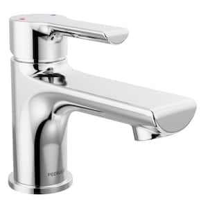 Flute Single-Handle Single-Hole Bathroom Faucet with 0.5 GPM in Chrome