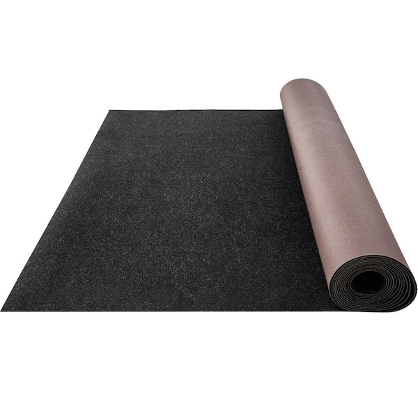 Boat Carpet, 6 ft. x 13.1 ft. Marine Gray Carpet Polyester Texture Waterproof Black Carpet Full Roll Carpet