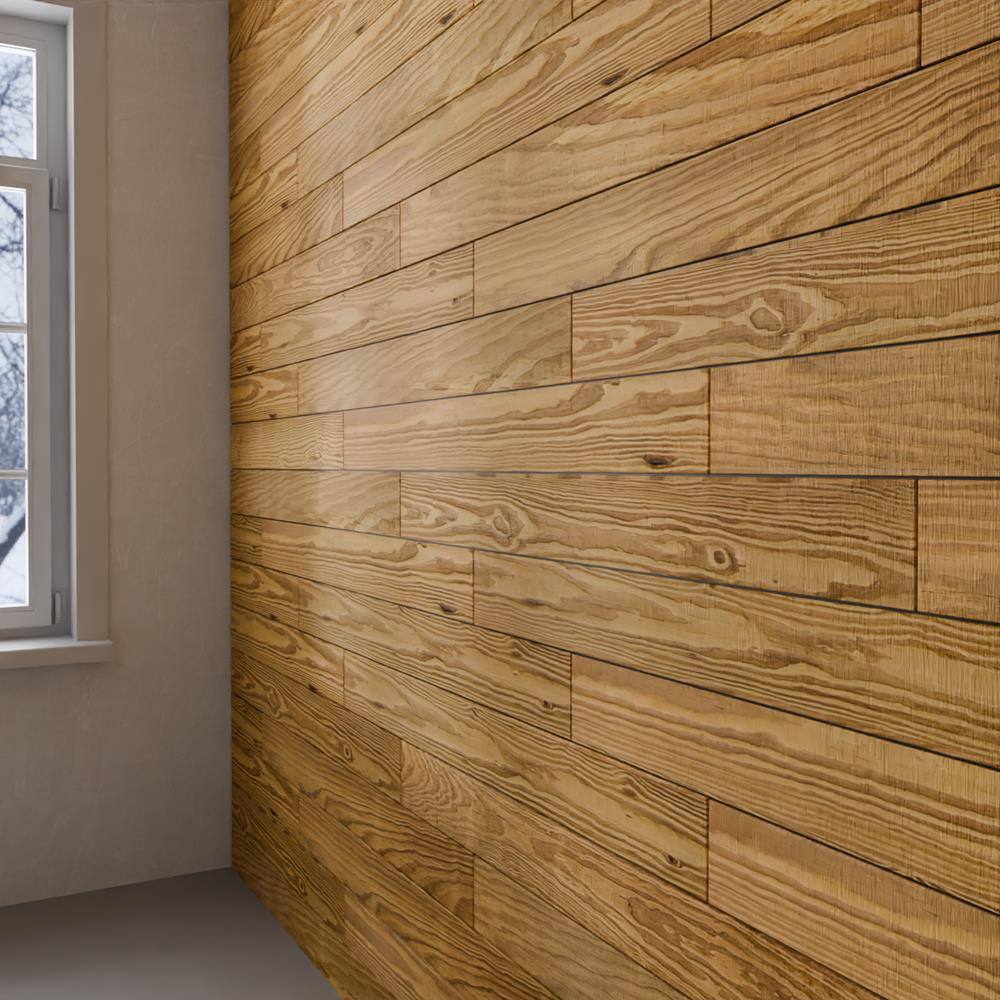 Rustic Thermo-Treated 5x48 Barn Wood Wall Planks, Unfinished - 6 Pack
