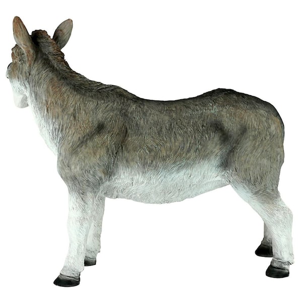 Design Toscano 12.5 in. H Laughing Donkey Statue QM2541900 - The 