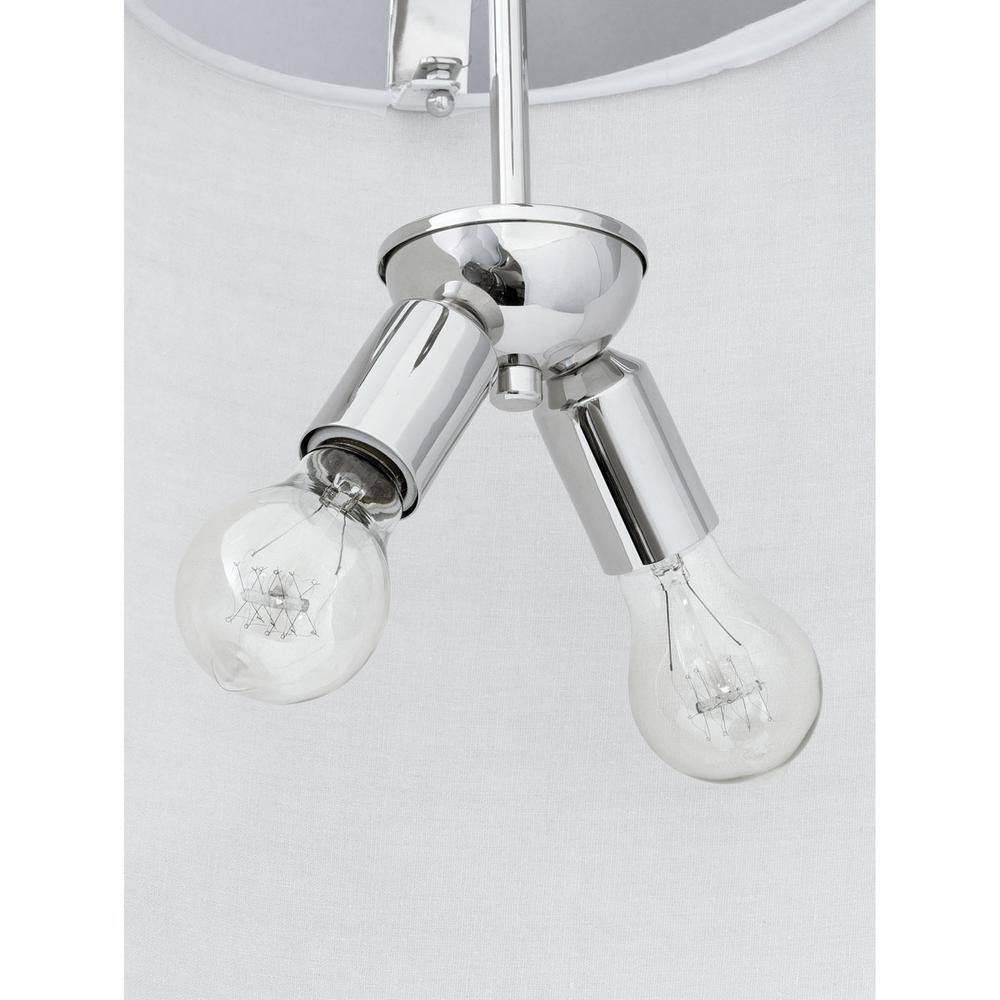 Galley 24.5" Bronze and Polished Nickel Three-Light Pendant