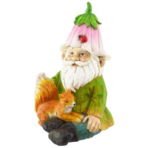 Statuary Gnome with Squirrel