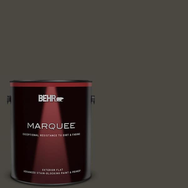 BEHR MARQUEE 1 gal. #T18-11 Unplugged Flat Exterior Paint & Primer