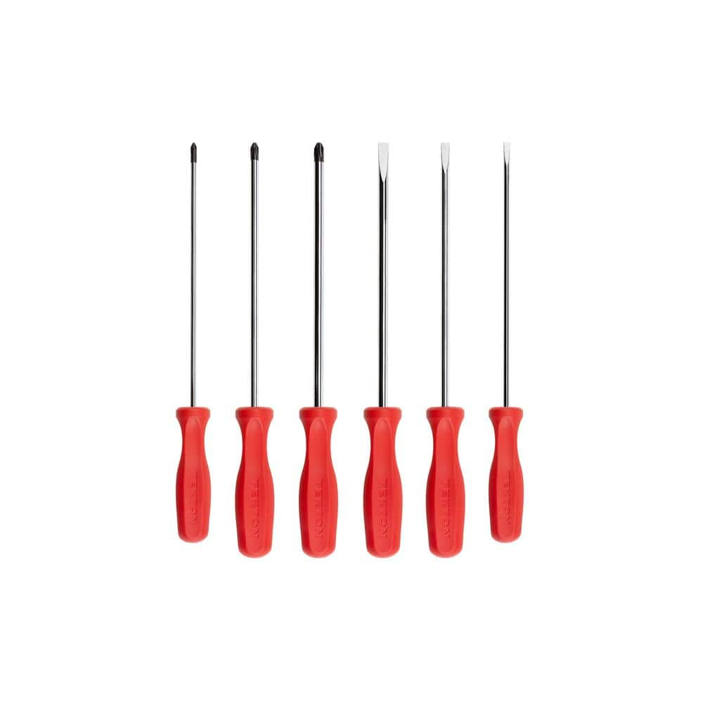 Tekton Long Hard Handle Screwdriver Set Piece In Drv The Home Depot