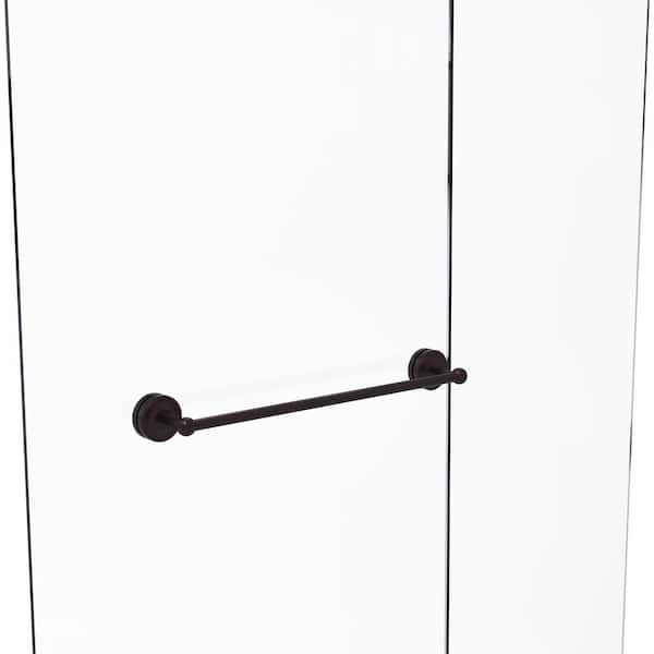 Allied Brass Prestige Regal 24 in. Over-the-door Shower Door Towel Bar in Antique Bronze