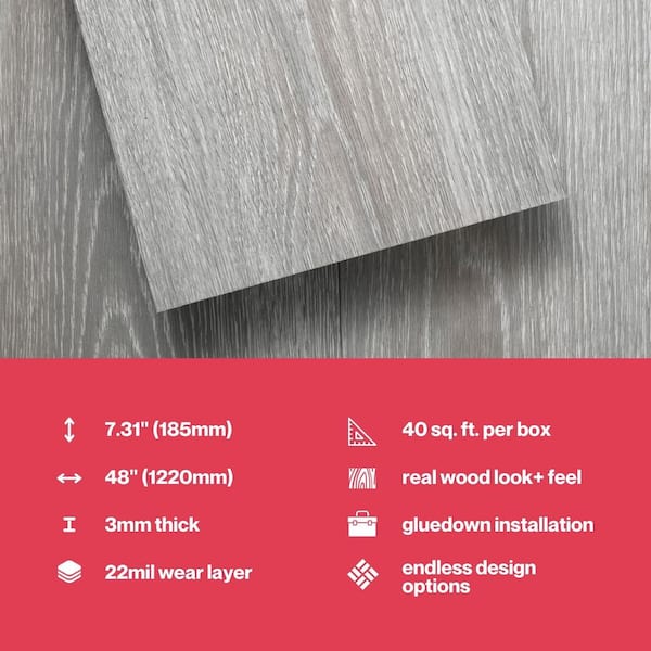 Lucida Surfaces GlueCore Classic Seal Gray 22 MIL x 7.3 in Lucida Surfaces GlueCore Classic Seal Gray 22 MIL x 7.3 in