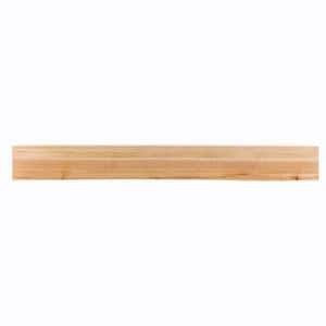 Weathered Beam 72 in. Maple Cap-Shelf Mantel