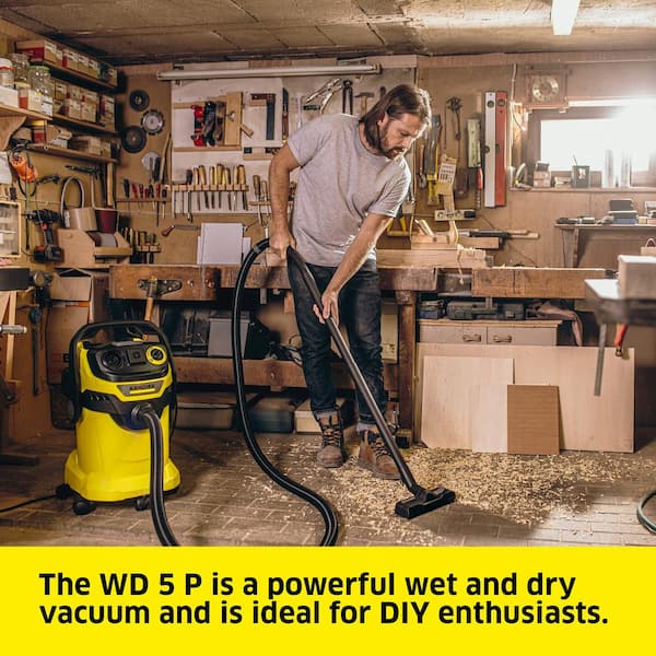 Karcher WD 5/P Multi-Purpose 6.6 Gal. Wet/Dry Shop Vacuum Cleaner