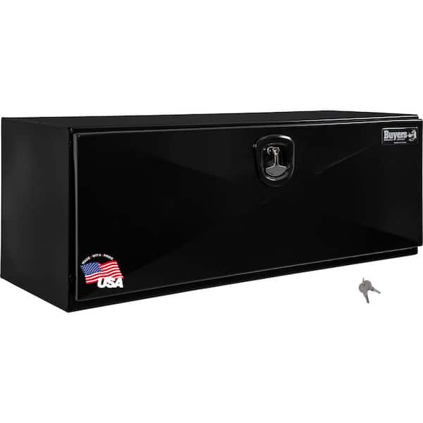 18 x 18 x 48 in. Pro Series Black Steel Underbody Truck Box