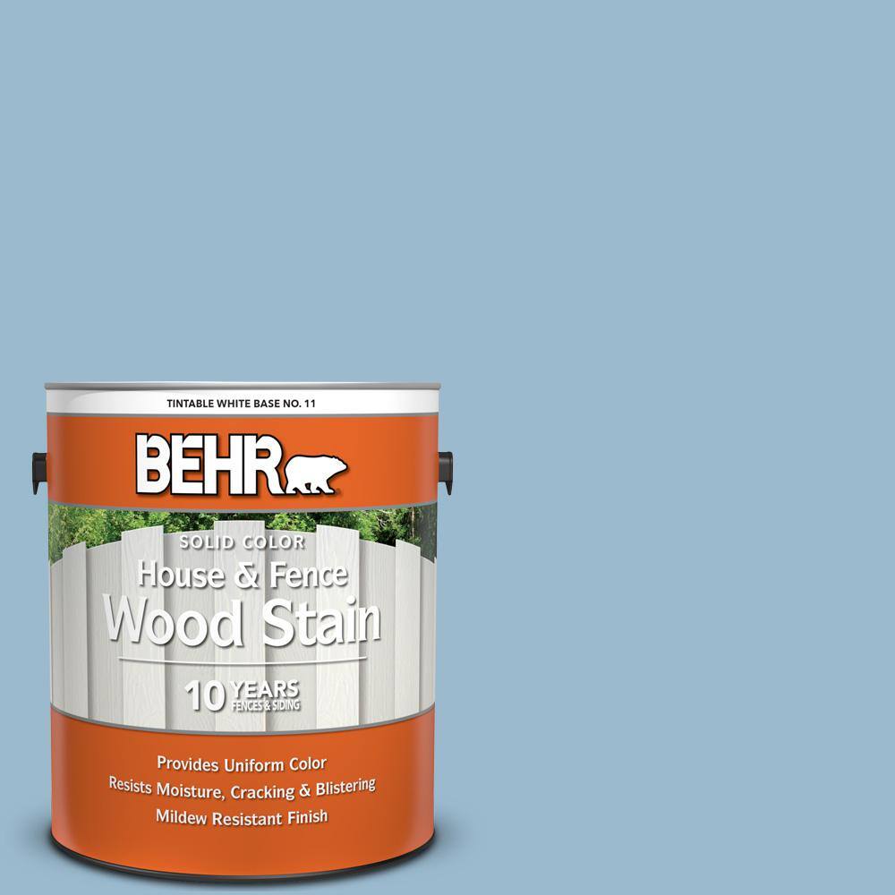 1 gal. #S500-3 Partly Cloudy Solid Color House and Fence Exterior Wood Stai