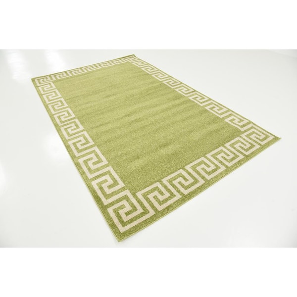 Athens Modern Light Green 5' 0 x 8' 0 Area Rug