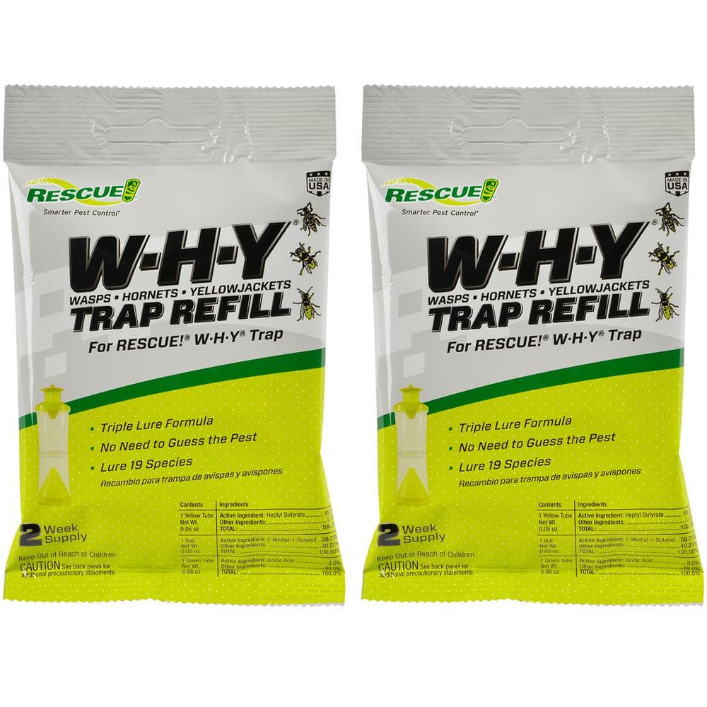RESCUE WHY Trap Refill Kit (2-Pack) WHYTA2 - The Home Depot