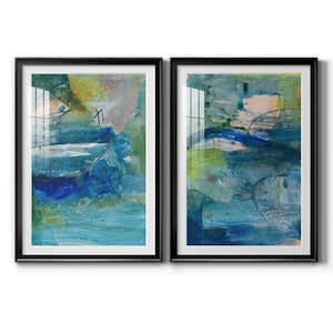 Spring Winds VII by Wexford Homes 2-Pieces Framed Abstract Paper Art Print 26.5 in. x 36.5 in.