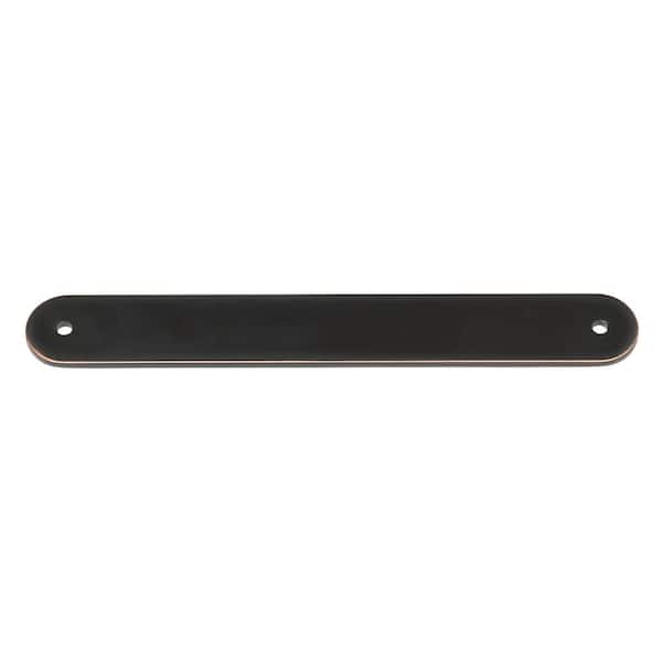 GLIDERITE 7-1/4 in. Rounded Cabinet Backplate 6-1/4 in. Center to Center, 7343-160-ORB