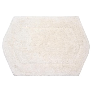Waterford Collection 100% Cotton Tufted Bath Rug, 17 x 24 Rectangle, Ivory