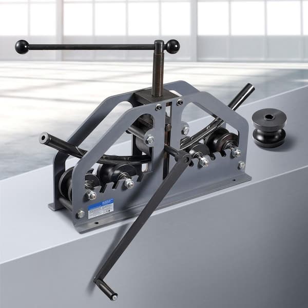 Max 1-1/2 in. 360° Pipe Bender Manual Tube Roller Bender with 6 Dies, 360° Bending Tool for Copper, Aluminum