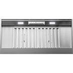 Monsoon I 42 in. Insert Range Hood with Light in Stainless Steel