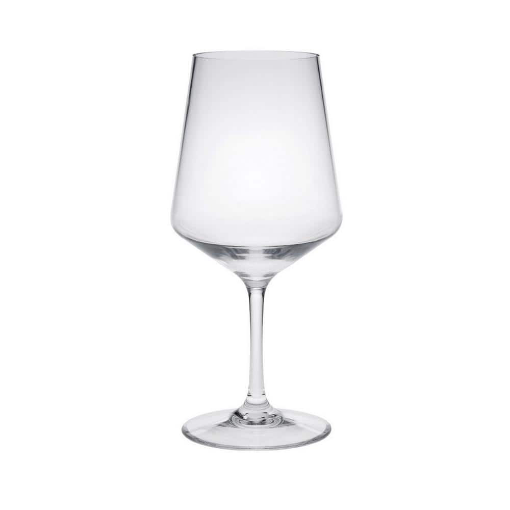 20 Pack Unbreakable Plastic Wine Glasses Stemless, 16 Oz Heavy Duty Clear  Drinki