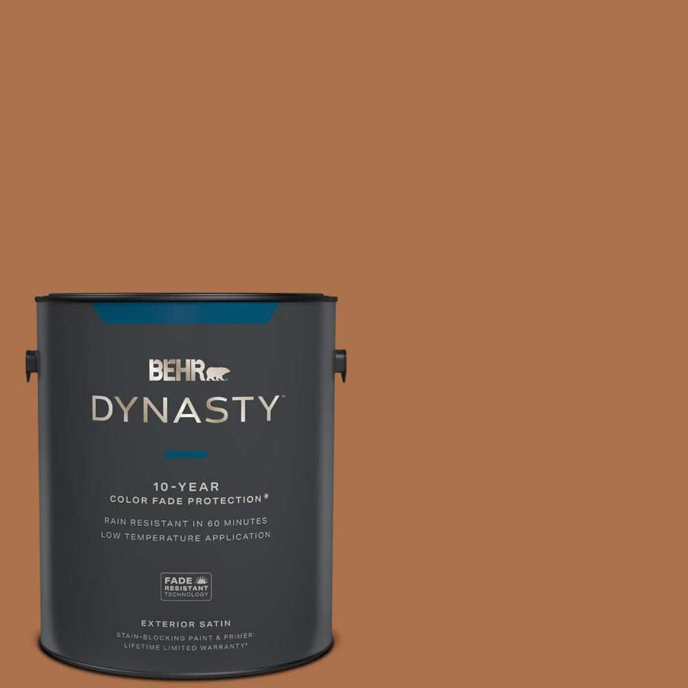 BEHR DYNASTY 1 gal. 260D7 Copper Mountain Satin Enamel Exterior Stain