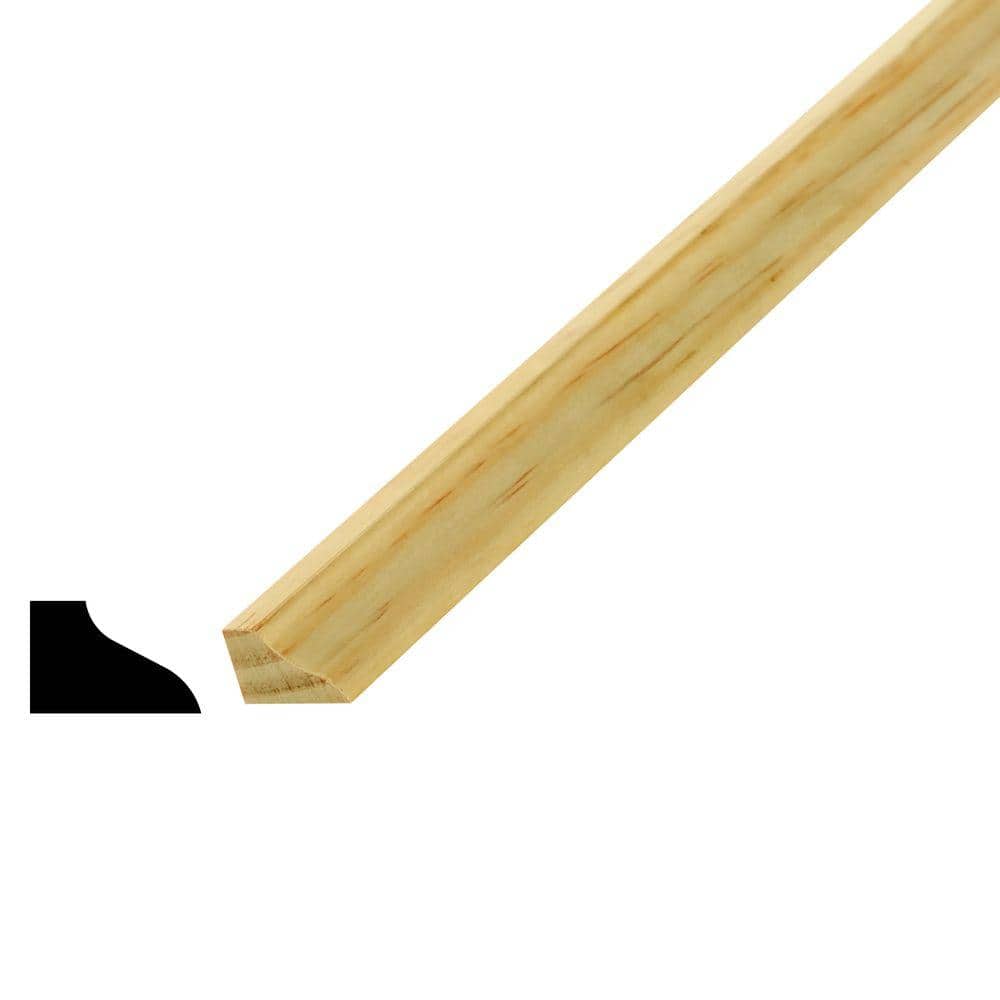 Alexandria Moulding WM 131 1/2 in. x 3/4 in. x 96 in. Pine