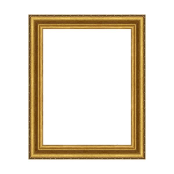 Amanti Art Mirror Makeover Parlor Gold 25.25 in. W x 31.25 in. H Bathroom Mirror Frame Border Kit-Fits a 24 x 30 Mirror