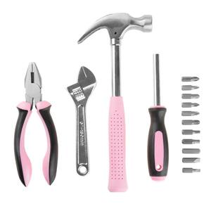 Home Pink Tool Kit (15-Piece)