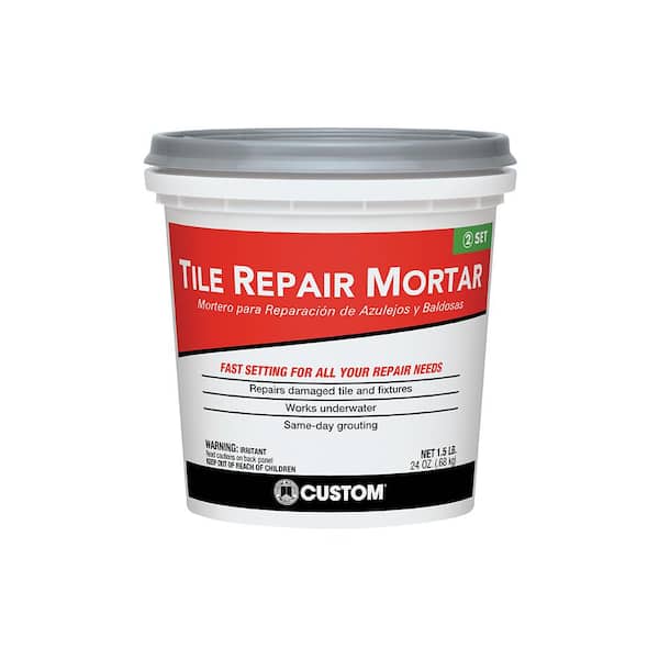 Custom Building Products Tile Repair Mortar White 1.5 lb.