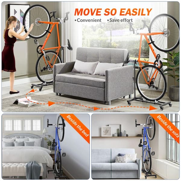 Vertical bike best sale stand freestanding